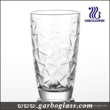 Glass Cup &amp; Machine-Pressed Tumbler mit Multi-Line Design (GB027009SJX)